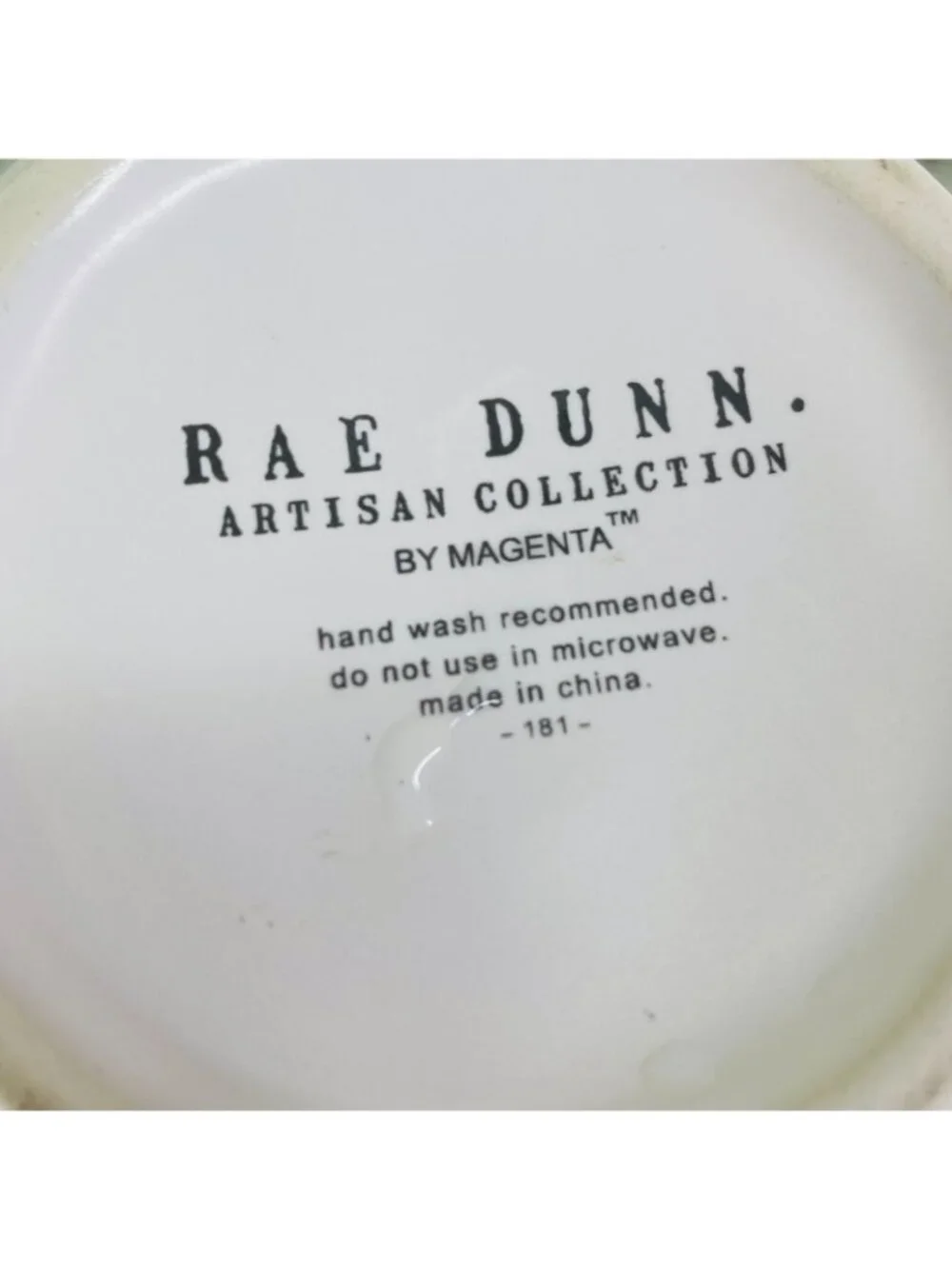 Rae Dunn CRUNCHY Artisan Collection By Magenta Typewriter Gold Letter Canister